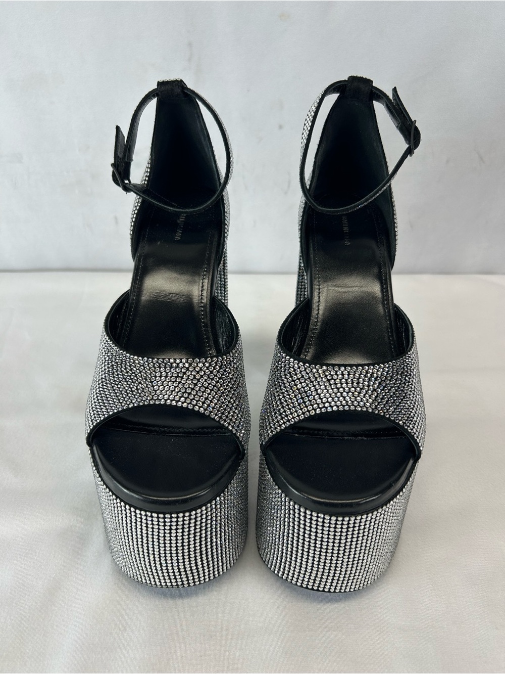 Balenciaga - Camden embellished leather platform sandals - Picture 7 of 11